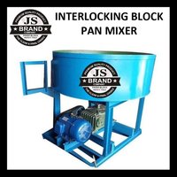 Interlocking Block Pan Mixer Machine