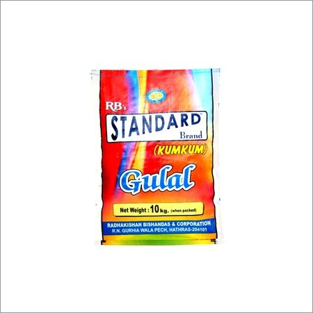 10 KG Standard Bag Packing Gulaal