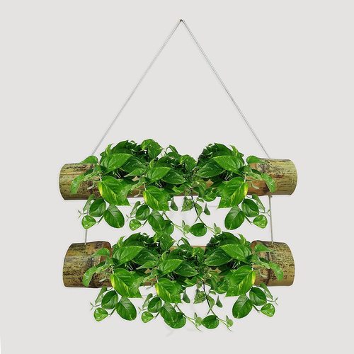 Double Step Planter - Bamboo Hanging Planter
