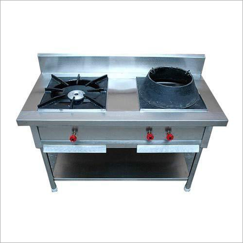 Industrial Commercial 2 Burner Chinese Cooking Range - Features: Rust Resistance