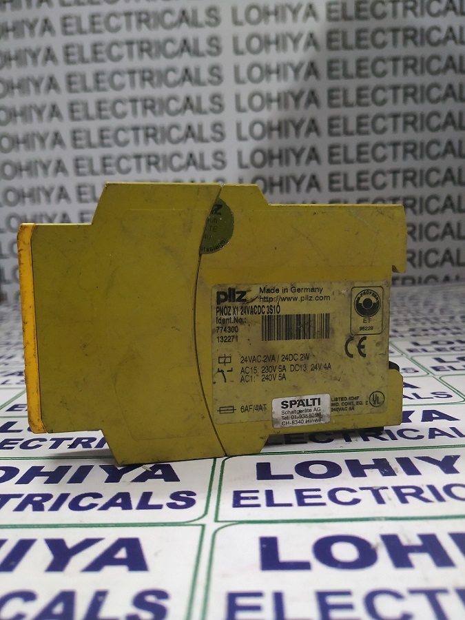 PILZ PNOZ X1 24VACDC 3S10 SAFETY RELAY