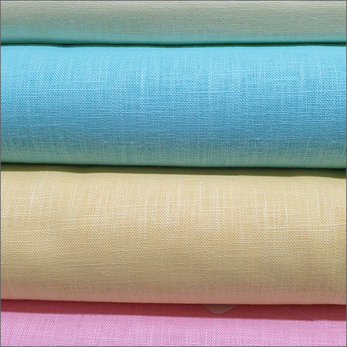 Plain Cotton Linen Shirt Fabric By RD WEAVING MILLS LLP