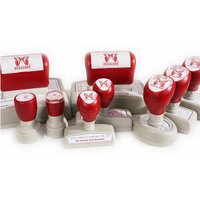 Customised Pre-ink Stamps - Plastic Material, All Sizes Available | Ideal For Offices And Institutes