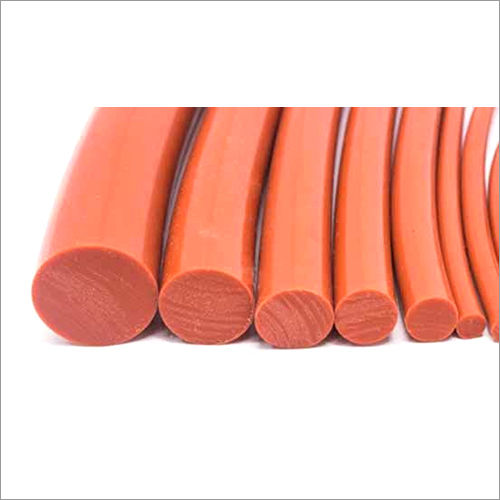 Orange Silicone Rubber Cords