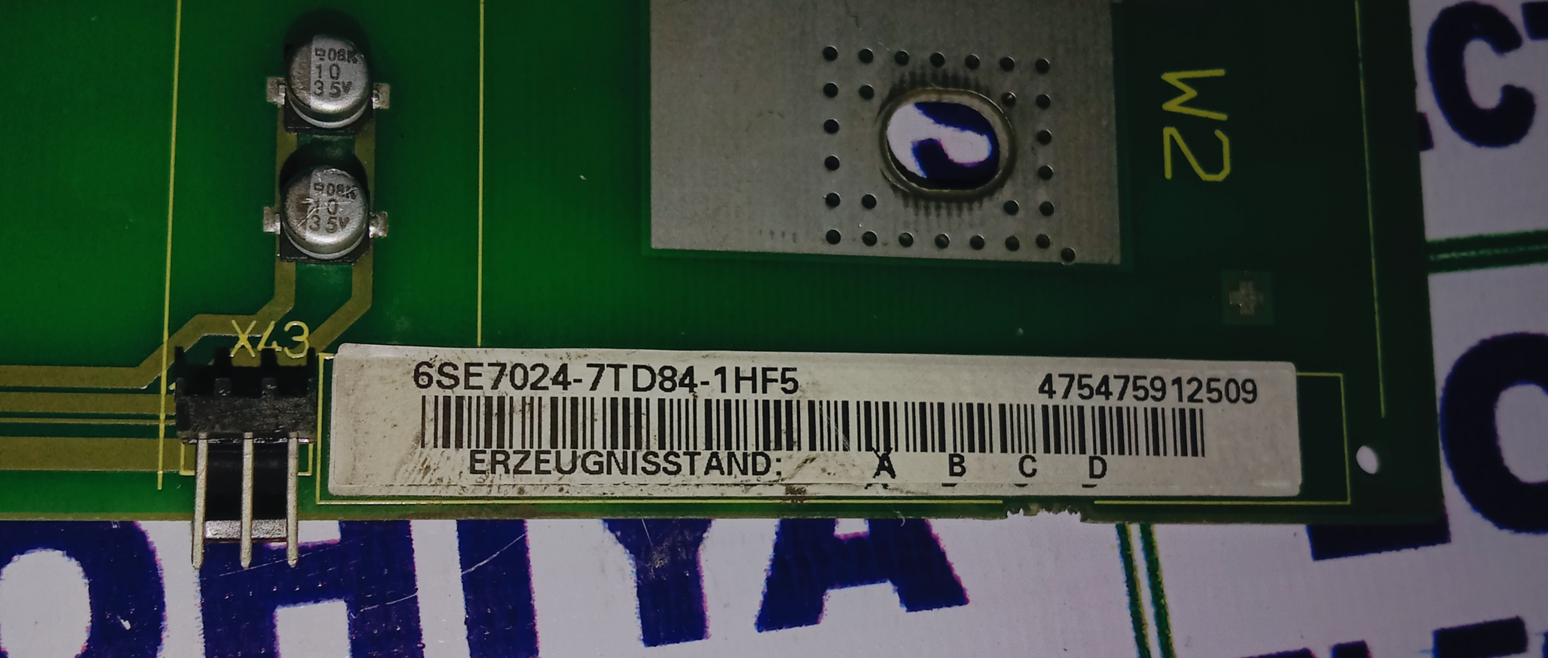 SIEMENS INVERTER PCB 6ES7024-7TD84-1HF5