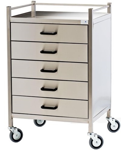 ConXport Medicine Trolley with Five Drawer