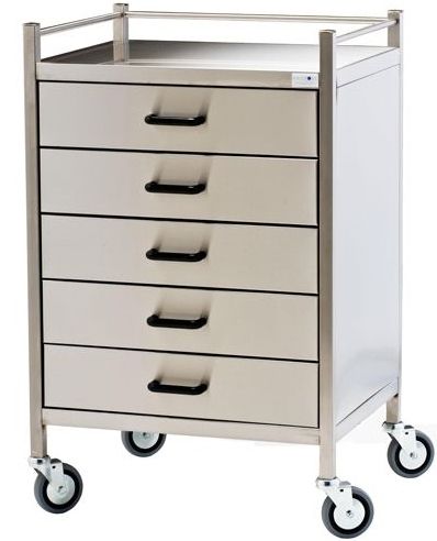 ConXport Medicine Trolley with Five Drawer