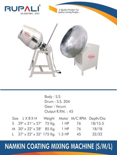 Flavour Coating - Mixing Pan