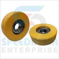 Roller Guide Shoe - Polyurethane, 50 Mm Diameter X 25 Mm Width | Durable Design, Easy Installation, Long Lifespan, Precise Movement, Reduced Friction, Smooth Rolling