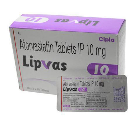 Atorvastatin Tablets I.P. 10 mg (Lipvas)