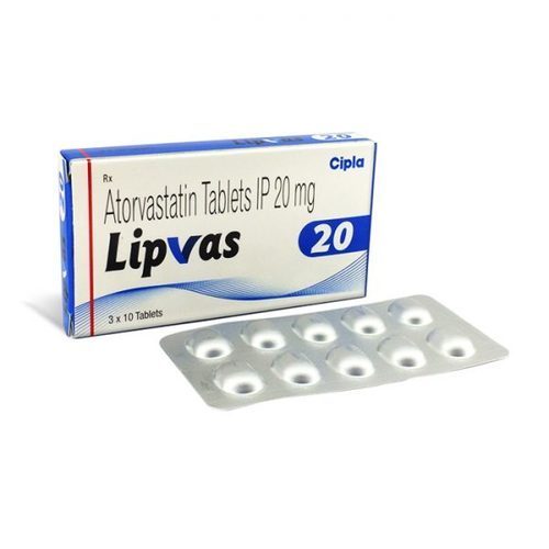 Atorvastatin Tablets I.P. 20 mg (Lipvas)