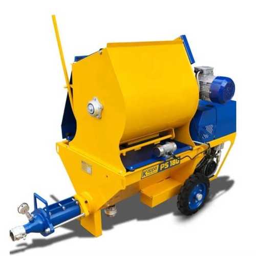 Plaster Machine with integrated batching mixer and electric Motor