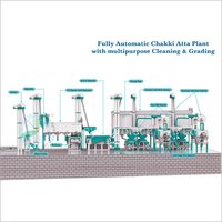 Fully Automatic Chakki Atta Plant with Multipurpose Cleaning and Grading
