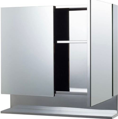 Stainless steel double door bathroom cabinet