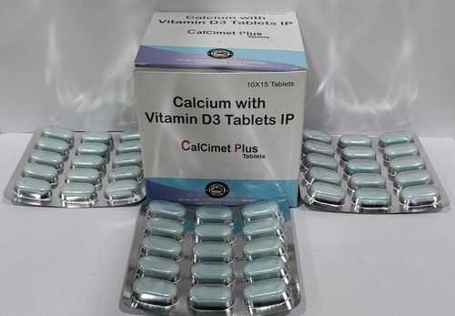 Calcium Carbonate 500 mg + Vitamin D3 Tab