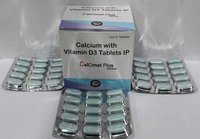 Calcium Carbonate 500 mg + Vitamin D3 Tab.