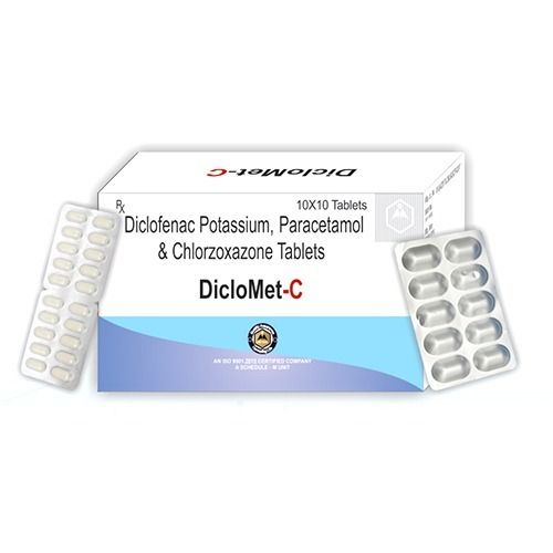 Diclo Potassium 50mg + Para 325mg +  Chlorzoxazone 250 mg Tab.