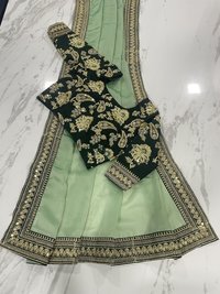 Organza saree