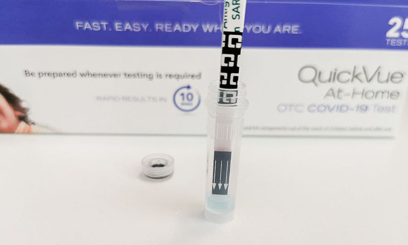 Quickvue at-home otc covid-19 test kit in Israel
