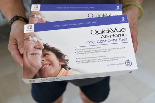 Quickvue at-home otc covid-19 test kit in Italy