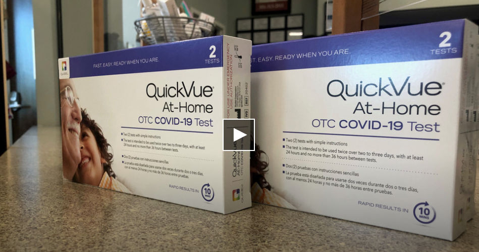 Quickvue at-home otc covid-19 test kit in Italy