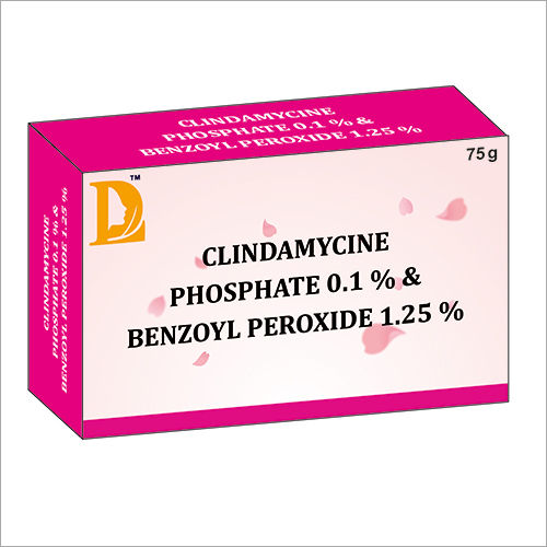 75 Gm Clindamycine Phosphate 0.1 Percent And Benzoyl Peroxide 1.25 Percent Soap