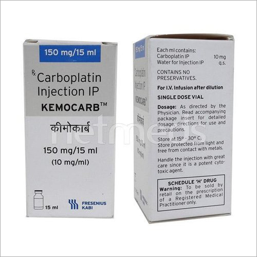 Carboplatin Injection IP 150mg15ml