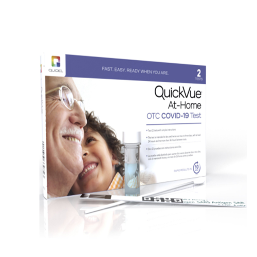 Quickvue at-home otc covid-19 test kit in Denmark