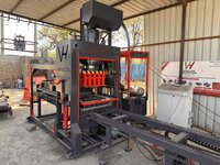 Fully Automatic Fly Ash Brick Making Machine - Hydraulic Pressure, 500 Kgs Pan Mixer, 12mm Bottom, Automatic Pallet & Material Feeding Systems, 1-year Warranty, High Durability, 5hp Mold Vibration