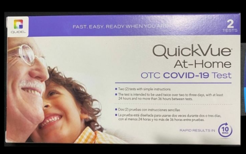 Quickvue at-home otc covid-19 test kit in Switzerland