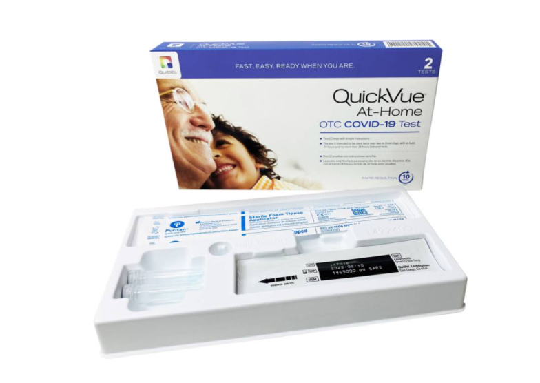 Quickvue at home Otc Covid 19 Test Kit in South Korea