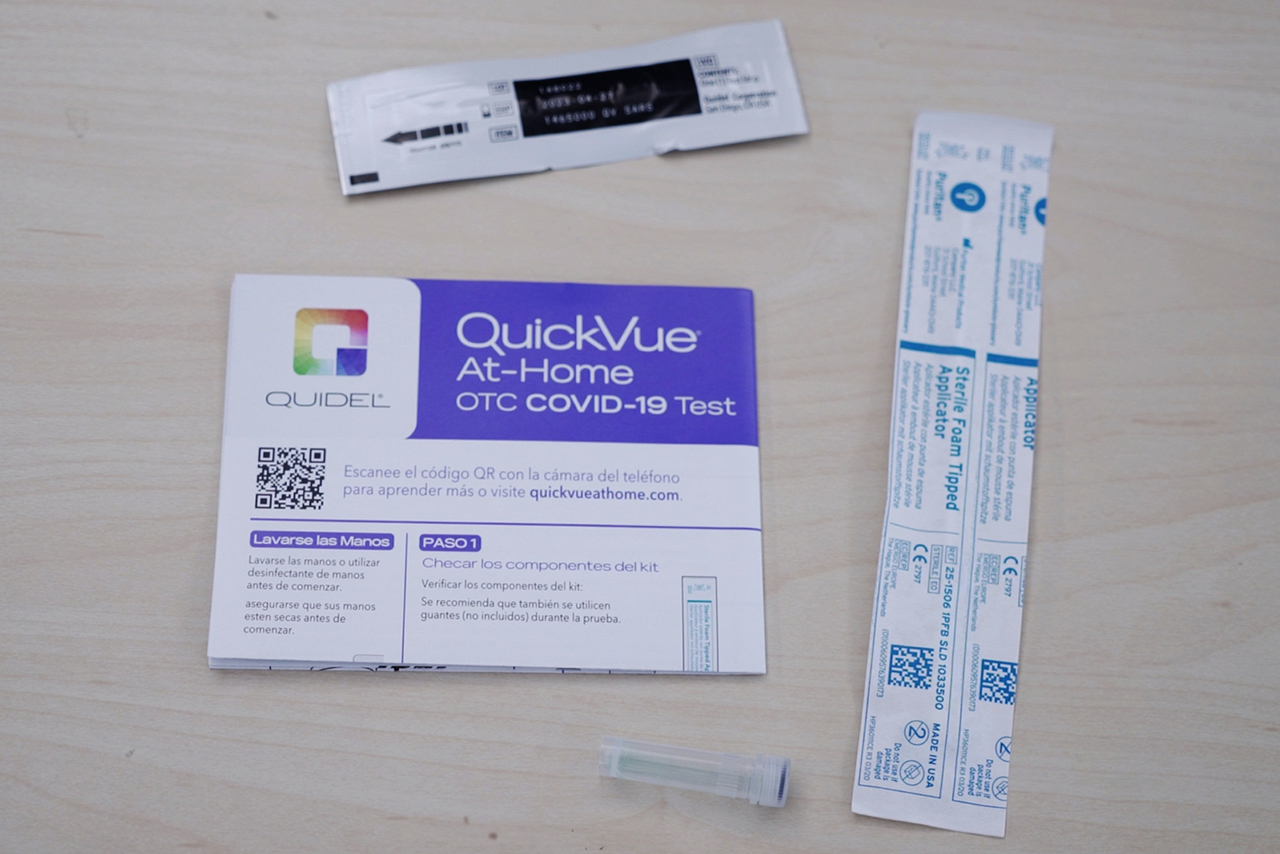 Quickvue at-home otc covid-19 test kit in  United Arab Emirates