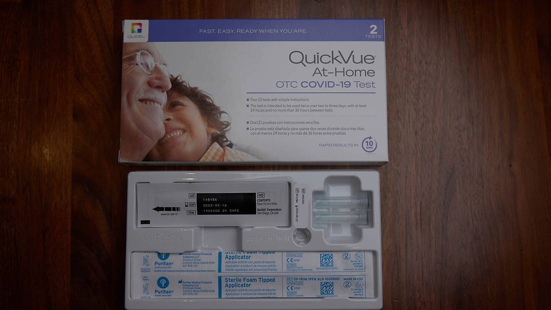 Quickvue at home Otc Covid 19 Test Kit in Germany