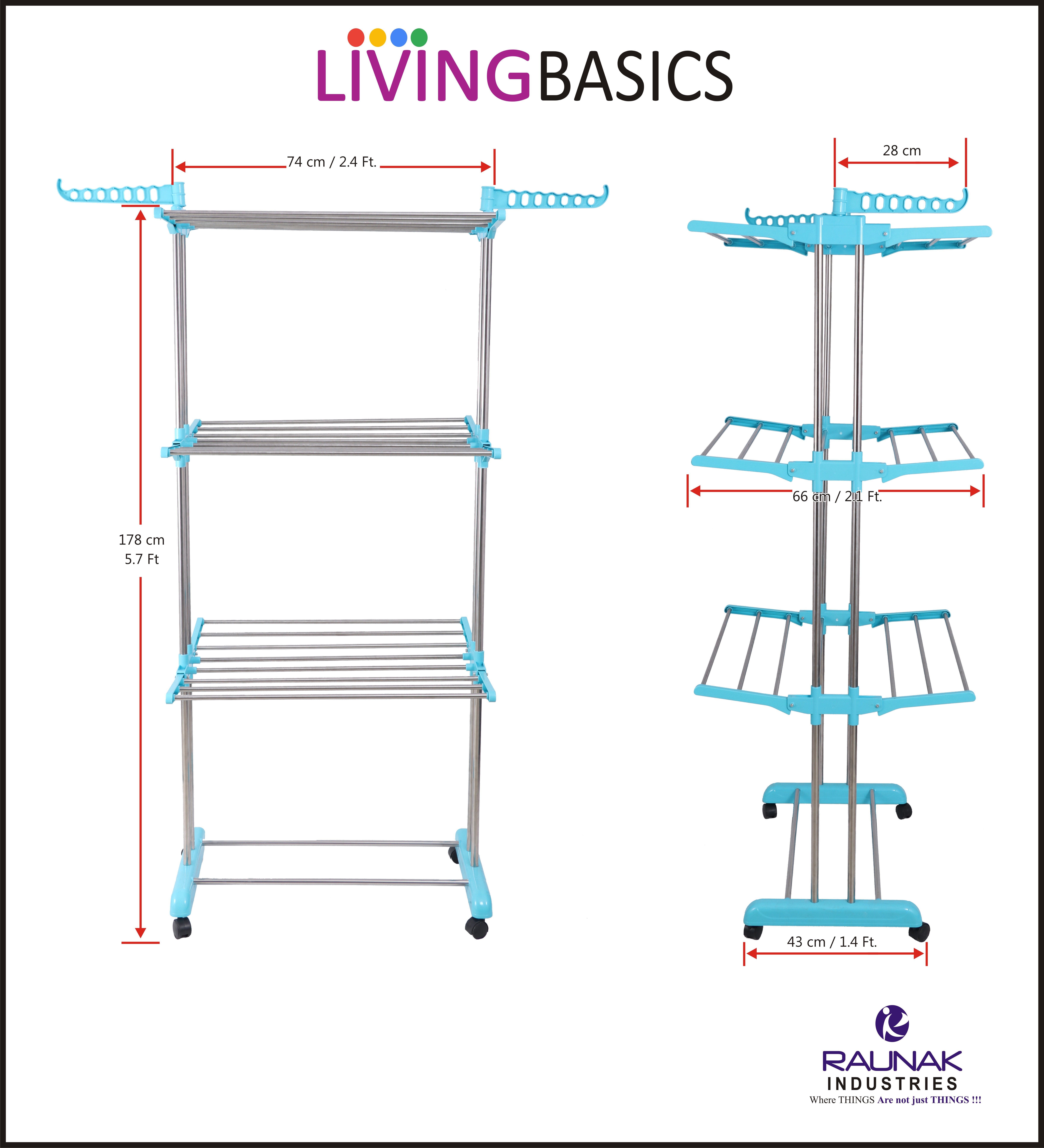 SS Floor Cloth Drying Rack