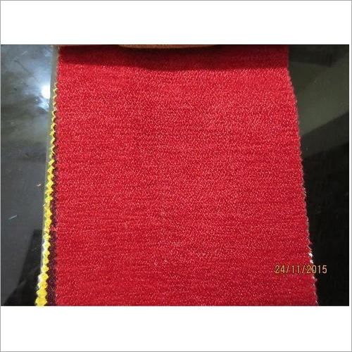 Red Chenille Fabric