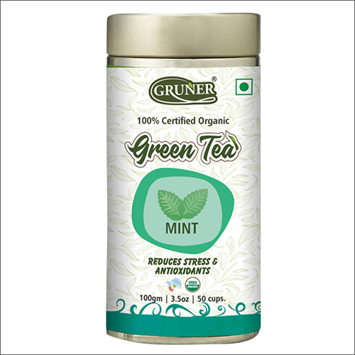 100g Mint Organic Reduces Stress And Antioxidants Green Tea