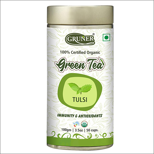 100g Tulsi Organic Immunity And Antioxidants Green Tea