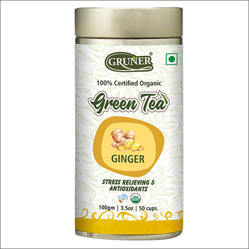 100g Ginger Organic Stress Relieving And Antioxidants Green Tea