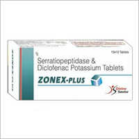 ZONES-PLUS Serratiopeptidase and Diclofenac Potassium Tablets