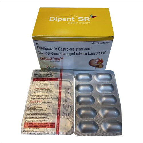 Dipent-SR Pantoprazole Gastro Resistant and Domperidone Prolonged Release Capsules IP