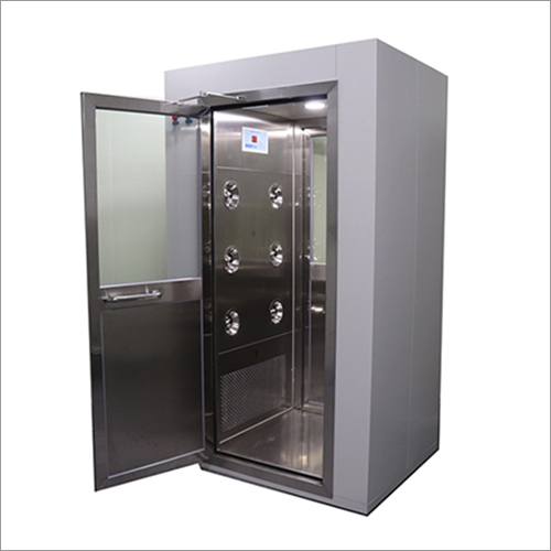 Air Shower - Stainless Steel, Customizable Dimensions | High-Velocity Airflow, Contaminant Reduction, Easy Operation, Emergency Controls, Indicator Lights