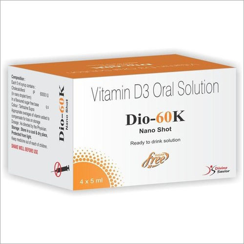 Dio-60k Vitamin D3 Oral Solution Dosage Form: Liquid