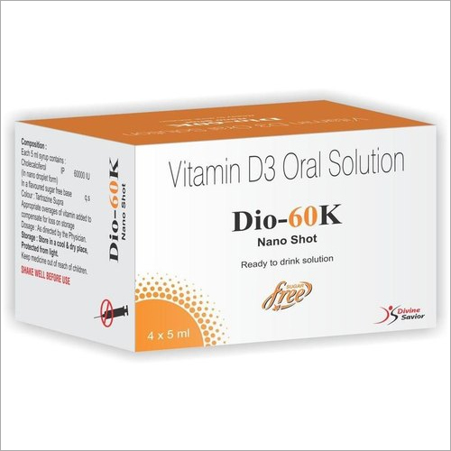 Dio-60K Vitamin D3 Oral Solution Dosage Form: Liquid