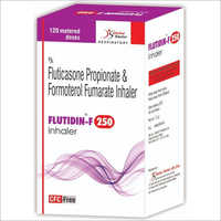 FLUTIDIN-F 250 mg Fluticasone Propionate and Formoterol Fumarate Inhaler