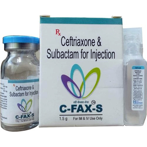 C-FAX-S Ceftriaxone And Sulbactam For Injection By DIVINE SAVIOR PVT. LTD.