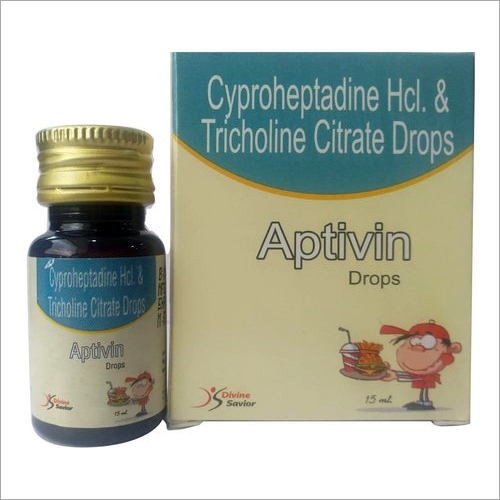 APTIVIN 15 ml Cyproheptadine HCL and Tricholine Citrate Drops