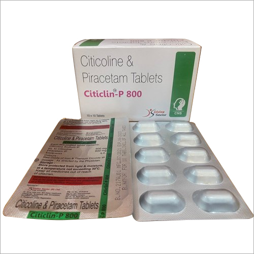 Citiclin-P 800 Citicoline and Piracetam Tablets