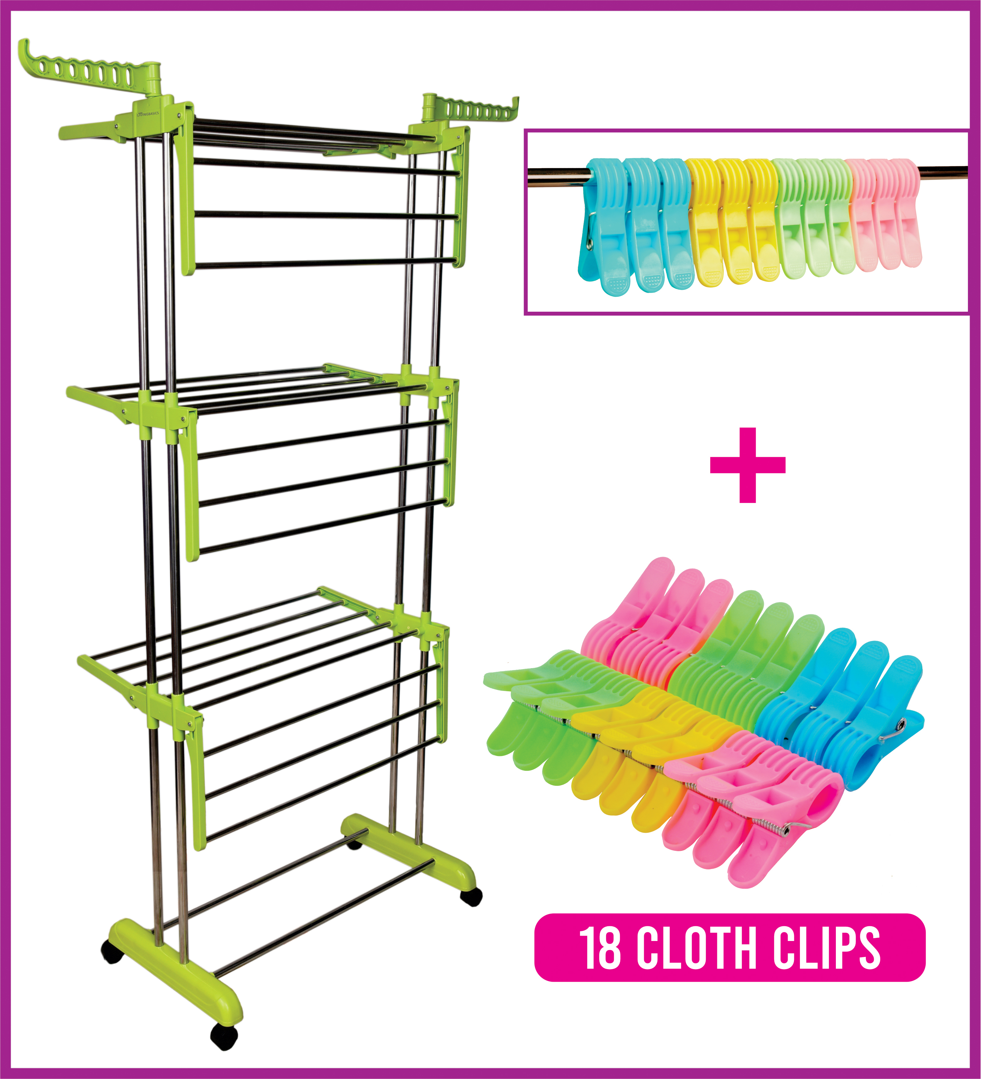 Portable Cloth Drying Stand
