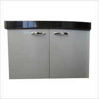 Light Grey Solid Pu Washbasin Cabinet