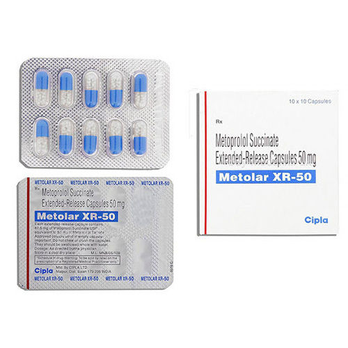 Metoprolol Succinate Extended-Release Capsules 50 Mg General Medicines